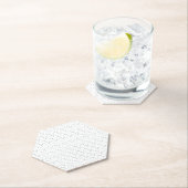 Dot, Grau Nickel Untersetzer (Vor Ort)