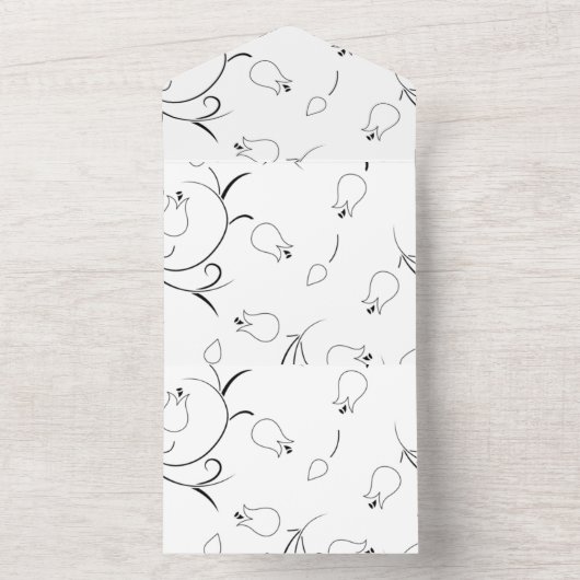 Dot, Graugans All In One Einladung (Innen Boden)