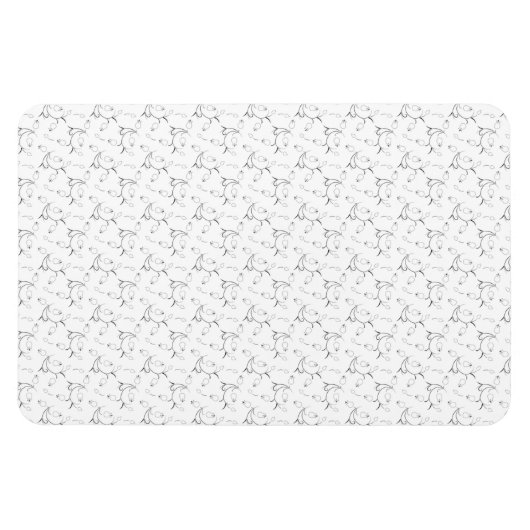 Dot, Graugans Magnet (Horizontal)