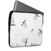 Dot, Grey Nickel Electronics Bag Laptopschutzhülle (Vorne Rechts)