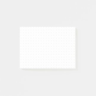 “Dot Grid” – Minimalist Dot Pattern (Black Dots) Post-it Klebezettel