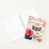 Dot Grid Spiral Notebook Sushi Design Notizblock (Innenseite)