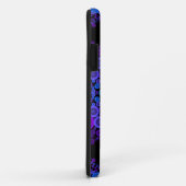 Dot Mandala Blume Blau und Lila Case-Mate iPhone Hülle (Hinten/Rechts)