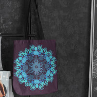 Dot Mandala Blume Blau und Lila