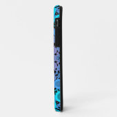 Dot Mandala Blume Blue Green und Lila Case-Mate iPhone Hülle (Hinten/Links)