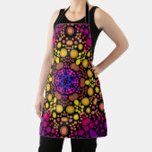 Dot Mandala Blume Lila und gelb Schürze (InSitu)