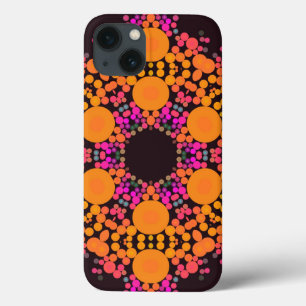 Dot Mandala Blume Orange und Pink Case-Mate iPhone Hülle