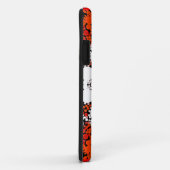 Dot Mandala Blume Orange White und Red Case-Mate iPhone Hülle (Hinten/Rechts)