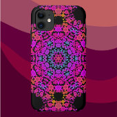 Dot Mandala Blume Rosa Blau und Orange Case-Mate iPhone Hülle