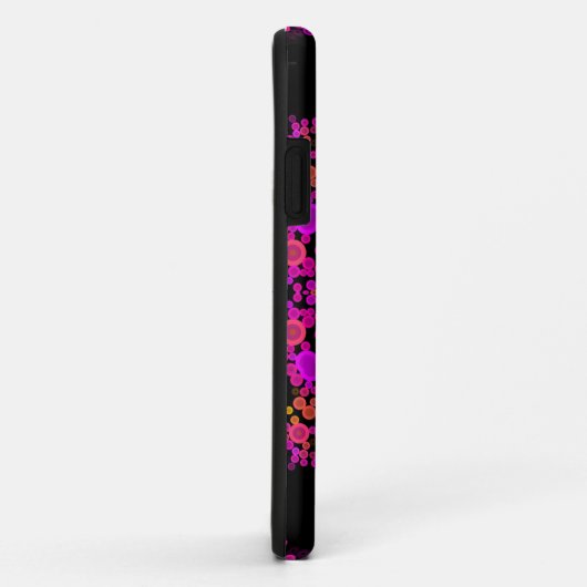 Dot Mandala Blume Rosa Blau und Orange Case-Mate iPhone Hülle (Hinten/Rechts)