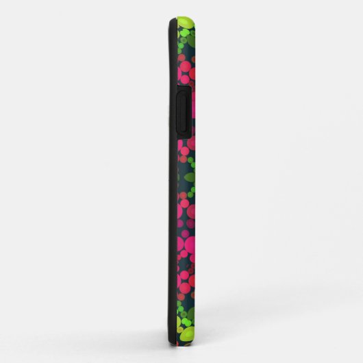 Dot Mandala Blume Rosa Grün und Orange Case-Mate iPhone Hülle (Hinten/Rechts)