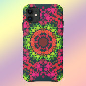 Dot Mandala Blume Rosa Grün und Orange Case-Mate iPhone Hülle