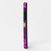 Dot Mandala Blume Rosa und Gelb Case-Mate iPhone Hülle (Hinten/Links)