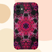 Dot Mandala Blume Rosa und Lila Case-Mate iPhone Hülle