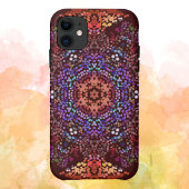 Dot Mandala Orange Blue und Lila Case-Mate iPhone Hülle