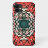 Dot Mandala Red White Blue und Green Case-Mate iPhone Hülle (Rückseite)