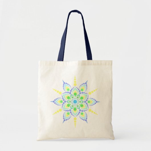 Dot Mandala Tote - JessyD Designs Tragetasche (Vorne)