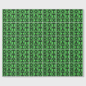 Dot Matrix, Gemustertes Array Geschenkpapier (Flach)