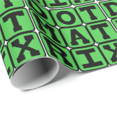 Dot Matrix, Gemustertes Array Geschenkpapier (Rolleneckpunkt)