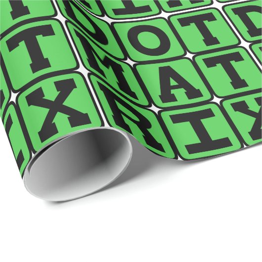 Dot Matrix, Gemustertes Array Geschenkpapier (Rolleneckpunkt)
