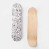 Dot Matrix-Minimalismus Skateboard (Vorderseite)