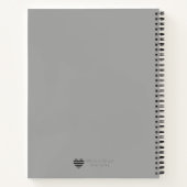 Dot Matrix - Modern Cover Art Notizblock (Rückseite)