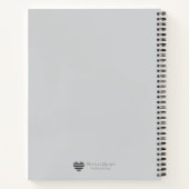 Dot Matrix  - Moderne Covergestaltung Notizblock (Rückseite)