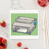 Dot Matrix Printer Paper Napkins Serviette (Beispiel)