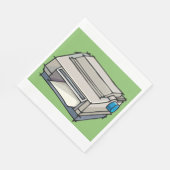 Dot Matrix Printer Paper Napkins Serviette (Ecke)