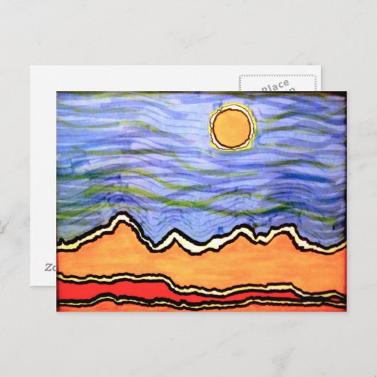 DOT MATRIX VON RT Stone POSTCARD Postkarte (Vorne/Hinten)