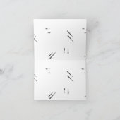 Dot, Milk White, Romance geklappt Dankeschön Karte (Innenseite)