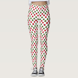 Dot mir rot und grün leggings