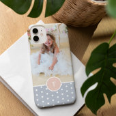 Dot Monogram & Foto Case-Mate iPhone Hülle