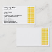 Dot Motif - Amber Visitenkarte (Vorne/Hinten)