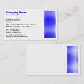 Dot Motif - Blau Visitenkarte (Vorne/Hinten)