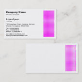 Dot Motif - Magenta Visitenkarte (Vorne/Hinten)