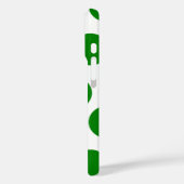 Dot-Muster für weiße und grüne Polka Case-Mate iPhone Hülle (Rückseite / Links)