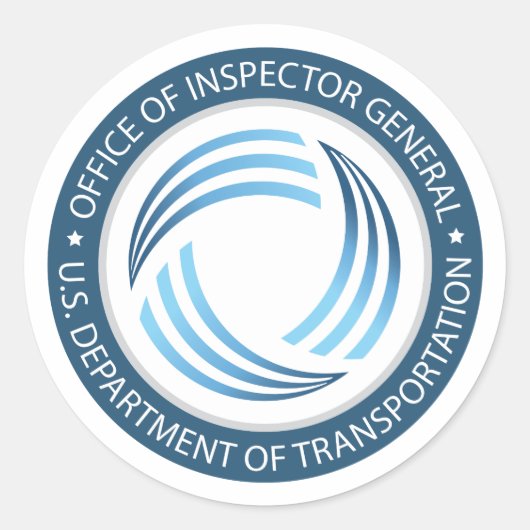 DOT OIG Stickers (Vorderseite)