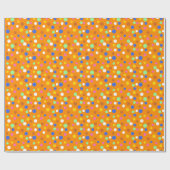 Dot Parade Candy Farben Geschenkpapier (Flach)