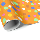 Dot Parade Candy Farben Geschenkpapier (Rolleneckpunkt)