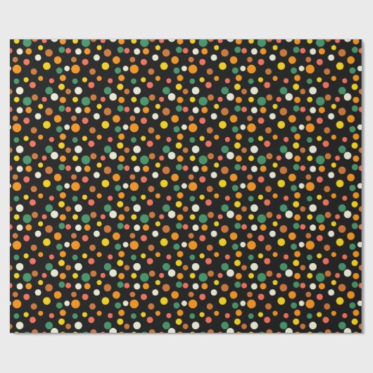 Dot Parade Spice Farben Geschenkpapier (Flach)