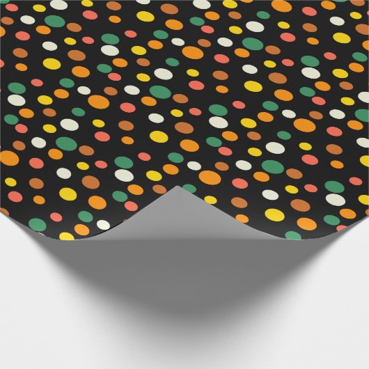 Dot Parade Spice Farben Geschenkpapier (Ecke)