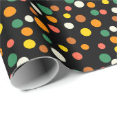 Dot Parade Spice Farben Geschenkpapier (Rolleneckpunkt)