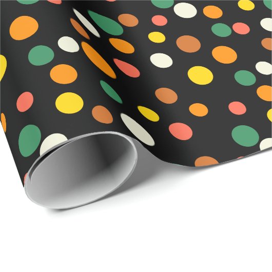 Dot Parade Spice Farben Geschenkpapier (Rolleneckpunkt)