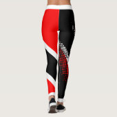 Dot Pattern Trinidad & Tobago Flag Leggings (Rückseite)
