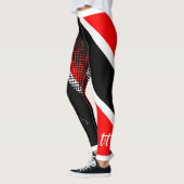 Dot Pattern Trinidad & Tobago Flag Leggings (Links)