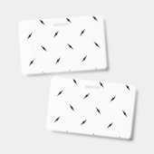 Dot, schwarz ausweis (Vorder- & Rückseite)