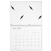 Dot, schwarz kalender (Jan 2027)