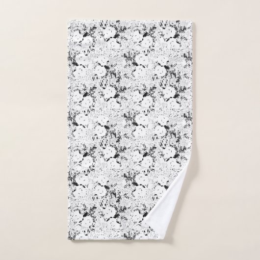 Dot, schwarze Kuh Badhandtuch Set (Handtuch)