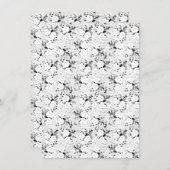 Dot, schwarze Kuh Einladung (Vorne/Hinten)